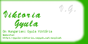 viktoria gyula business card